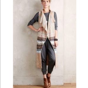 Sleeping On Snow Anthropologie Ollins Sweater Vest NWOT
